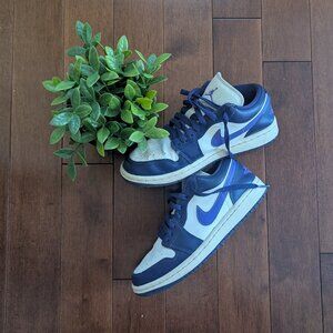 NIKE JORDAN 1 PURPLE LOW SNEAKERS
